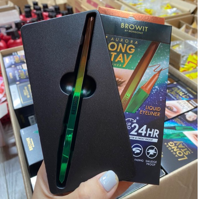 Bút Kẻ Mắt Nước Browit Nongchat Ultra Fine Eyeliner 0.01MM