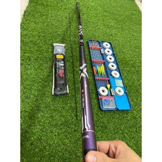 Combo Cần Câu Tay Huyền Ảnh 5H Kèm Phụ Kiện Câu Đơn Câu Đài Tải Cá 5kg