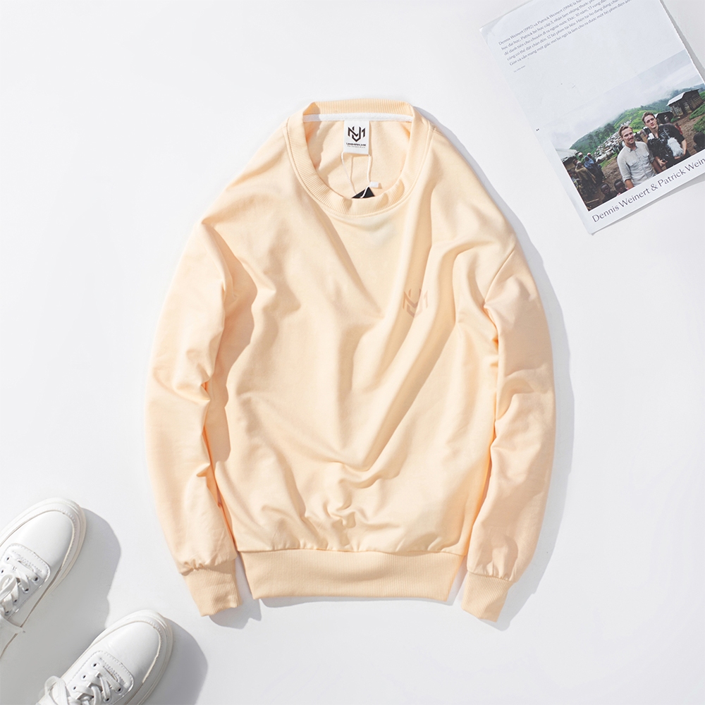 Áo sweater form rộng chất nỉ Cotton cao cấp bền đẹp, mềm nhẹ, co giãn tốt