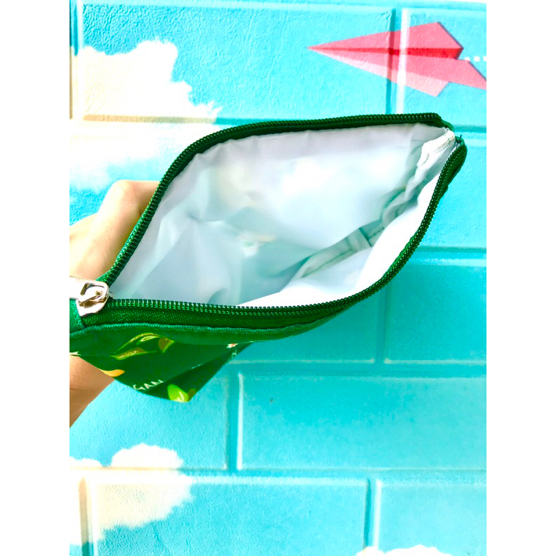 Túi đựng đồ makeup , đồ cá nhân , túi garnier 1 ngăn khoá kéo