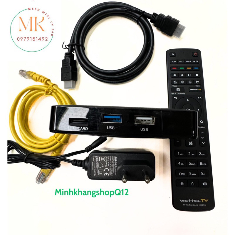 Tv Viettel Vàng rom ATV xem truyền hình giải trí bao khoá mạng hàng chính hãng Viettel