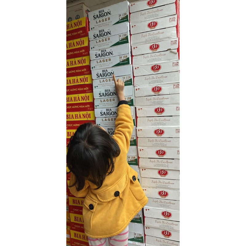 1 thùng Bia sài gòn 24 lon 330ml