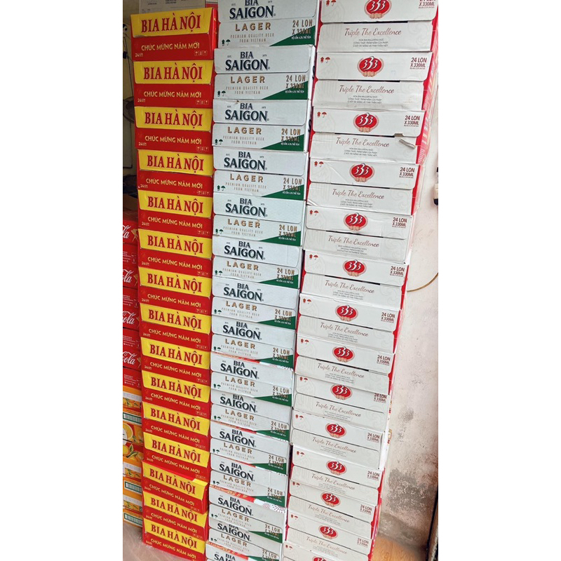 1 thùng Bia sài gòn 24 lon 330ml