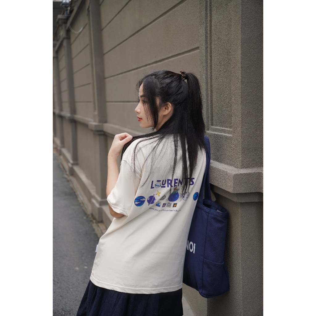 Áo Thun Local Brand Lourents Collection Premium Mèo Phi Hành Gia - TEE5