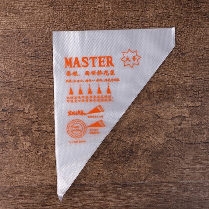 10 Túi Bắt Kem, Túi Nilon Làm Bánh Dùng 1 Lần