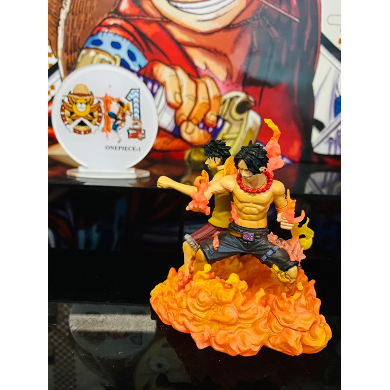 Mô hình chính hãng One Piece - Luffy và Ace - Log Box - Marineford Part One