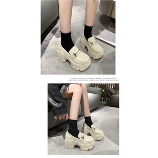 (ODER) Giày da thời trang đế 8cm chất da bóng mềm đẹp