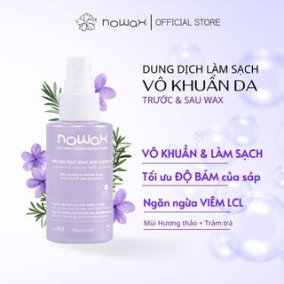Dung dịch làm sạch da trước và sau wax nowax