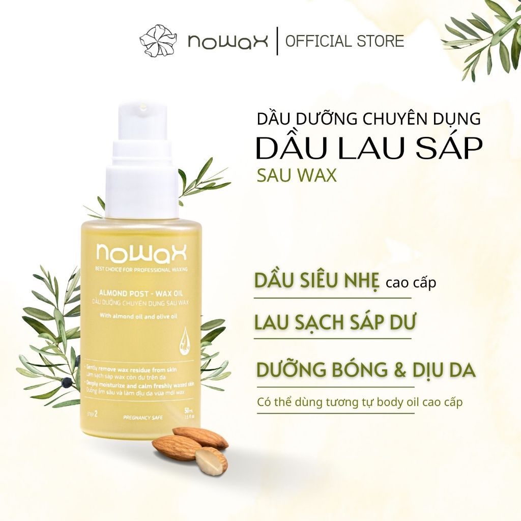 DẦU LAU SÁP, DẦU DƯỠNG CHUYÊN DỤNG CHO DA SAU WAX NOWAX