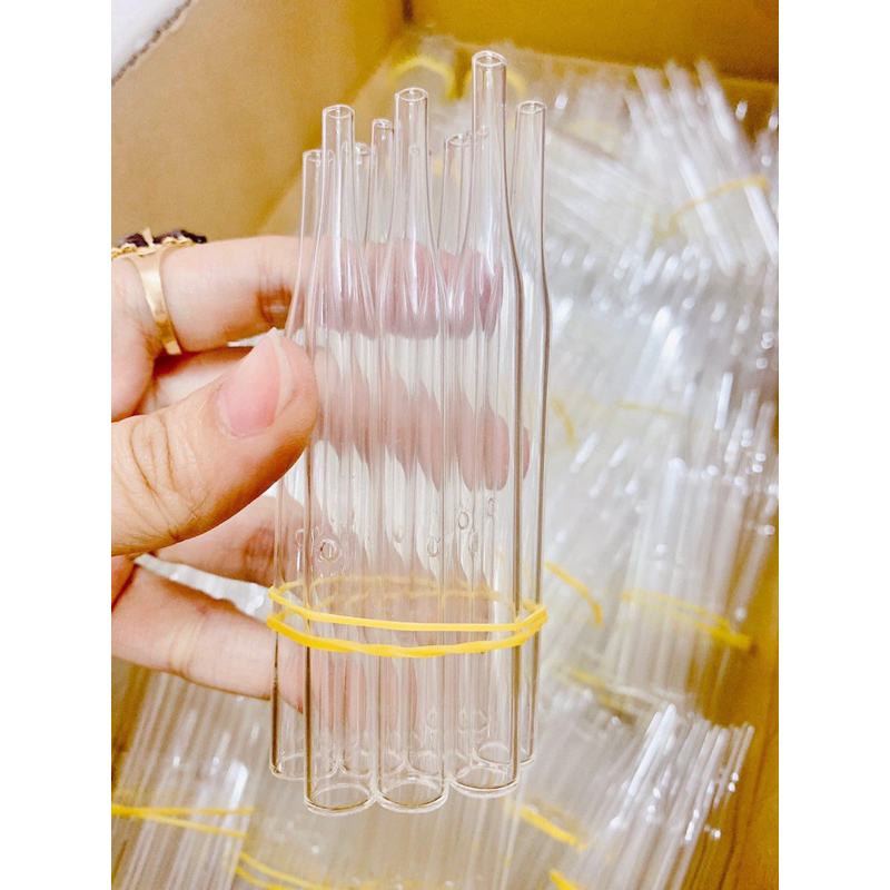 Ống Hút Mụn Thủy Tinh combo 10 cái - Ống Hút Mụn Hút Dầu Cho Máy Hút Mụn, Máy Đa Năng