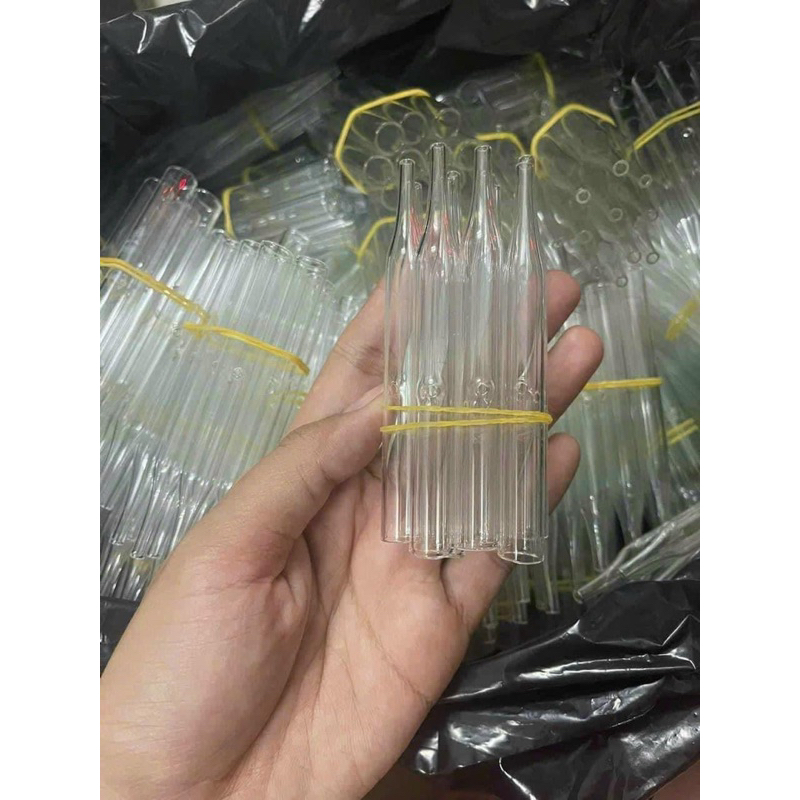 Ống Hút Mụn Thủy Tinh combo 10 cái - Ống Hút Mụn Hút Dầu Cho Máy Hút Mụn, Máy Đa Năng