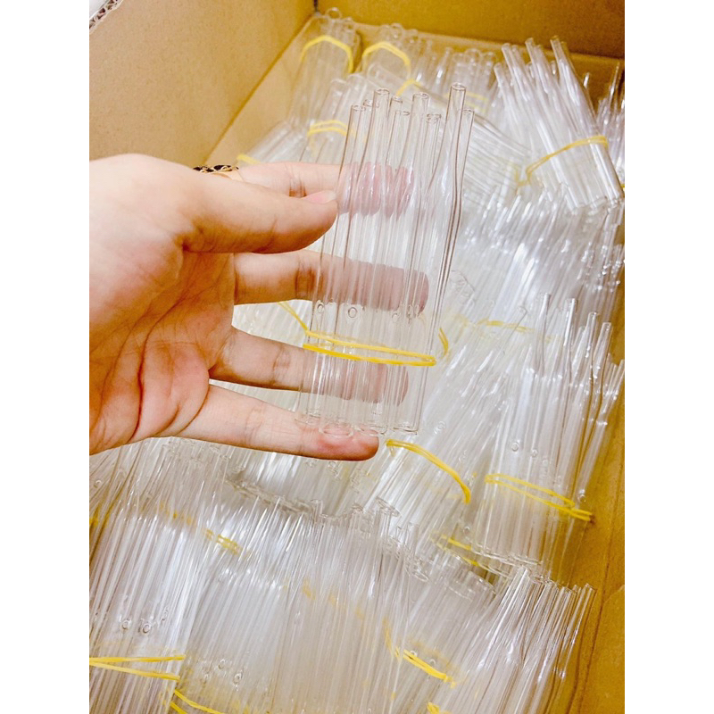 Ống Hút Mụn Thủy Tinh combo 10 cái - Ống Hút Mụn Hút Dầu Cho Máy Hút Mụn, Máy Đa Năng