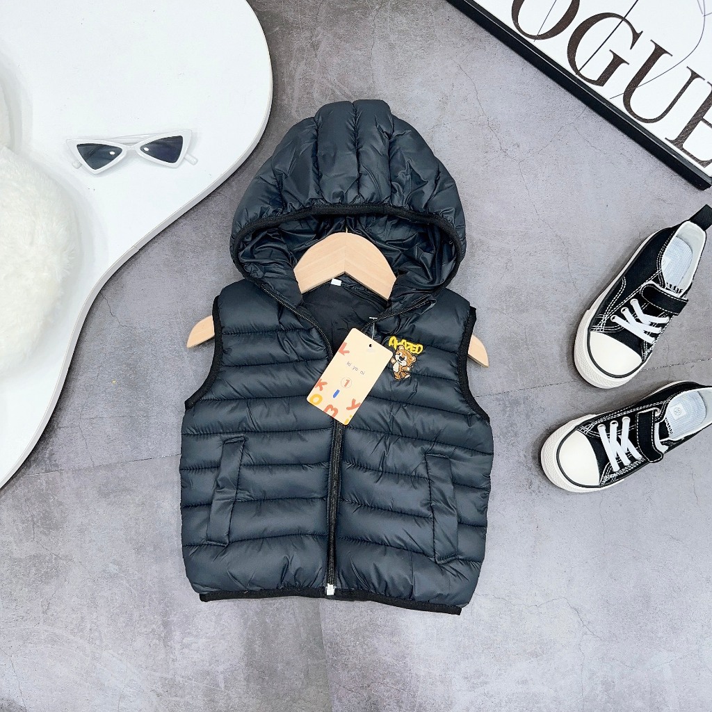 Áo Ghile phao siêu nhẹ , Áo khoác gile cho bé từ 1-10 tuổi