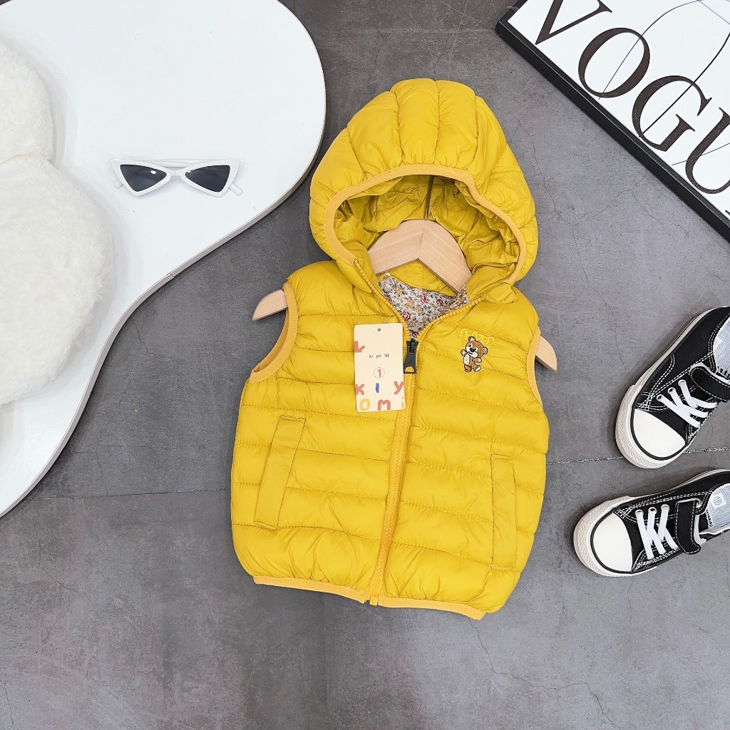 Áo Ghile phao siêu nhẹ , Áo khoác gile cho bé từ 1-10 tuổi