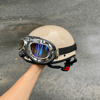 Mũ bảo hiểm nửa đầu nón 1/2 màu trơn freesize vòng đầu 52-56cm đủ màu