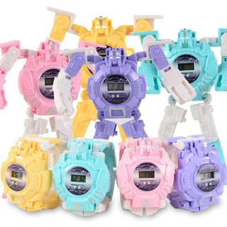 Đồng hồ robot siêu nhân cho bé fullbox - đồng hồ đồ chơi biến hình cực độc mẫu mới nhất thời trang cho bé trai bé gái