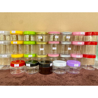 Hủ PET trong cao nắp 7cm - Hủ có lót chống tràn.