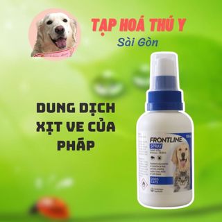 [ 100ml ] DUNG DỊCH XỊT VE RẬN BỌ CHÉT CHO CHÓ FRONTLINE SPRAY