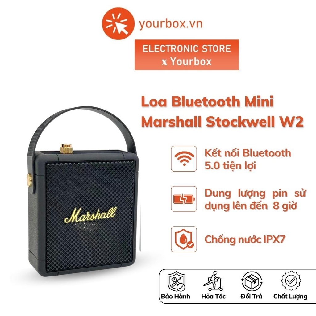 Loa Bluetooth Marshall Stockwell II W2, Loa Bluetooth Marshall w2 Siêu Sang Trọng