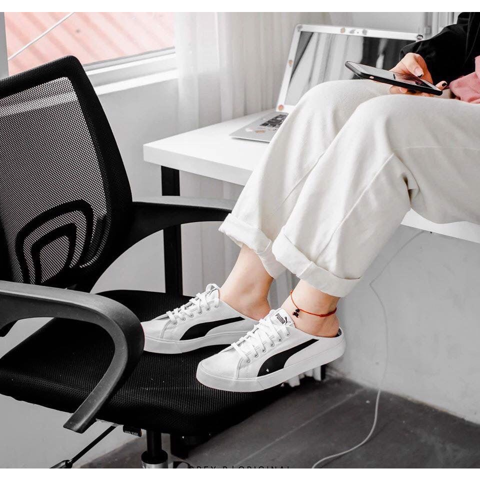 Giày sục pum.,a MLB LA,NY,Boston Nam Nữ, Giày Sneaker Dodgers Đế Độn Tăng Chiều Cao Siêu Hot Siêu Xinh Full box bill