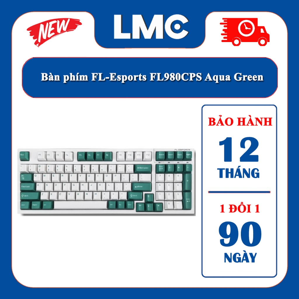 Bàn phím FL-Esports FL980CPS Aqua Green