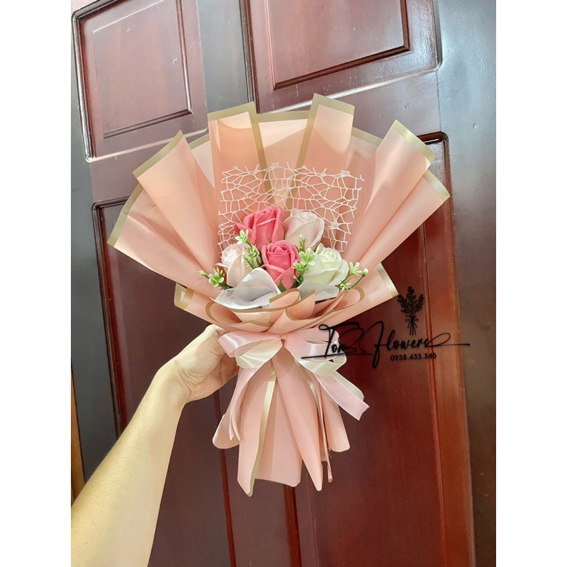 Bó Hoa Sáp 5 bông bó to cực kì sang chảnh