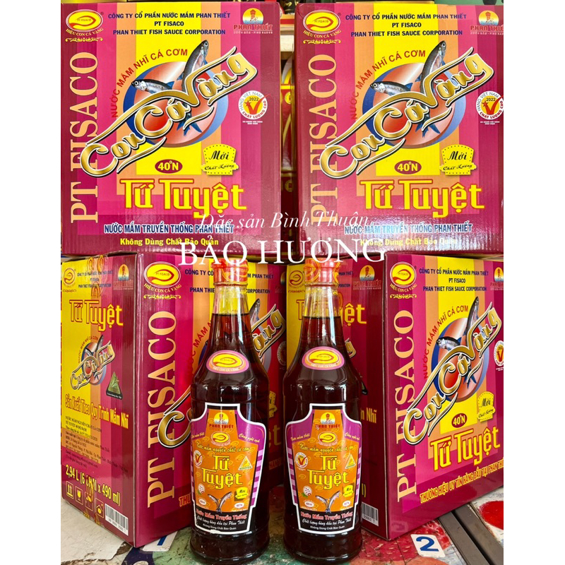 NƯỚC MẮM TỨ TUYỆT ( thùng 6 chai x 490 ml )