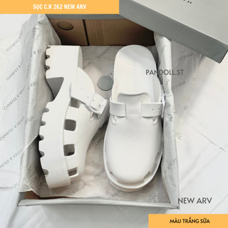 Dép sục bánh mì nữ quai ngang 2 quai đế dày CK262 fullbox