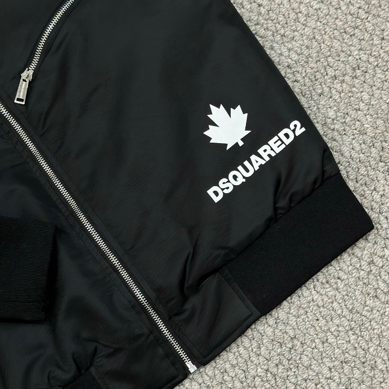 Áo Khoác Bomber Nam Đớt Si Que In Chữ Vạt Áo Phối Khoá Siêu Đẹp - Áo Khoác Bomber Nam Đớt Si Que In Chữ Cao Cấp