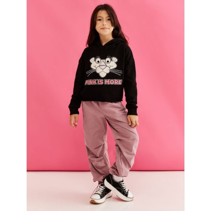 Áo nỉ bé gái Pink panther nhiều màu