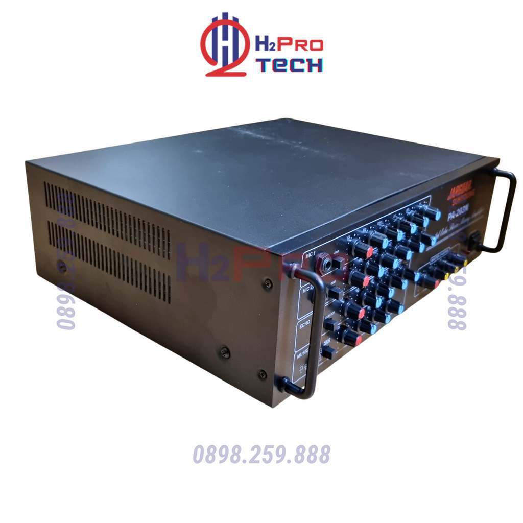 Amply Jarguar 203N 8 Sò 480W Công Suất Lớn, Âm Ly Karaoke Gia Đình Chơi Được 2 Cặp Bass 20-25  -H2Pro Tech