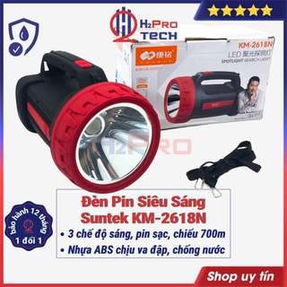 Đèn Pin Led Siêu Sáng Suntek 2618N 20W Chống Nước Chịu Va Đập Pin Sạc 8000Mah, Đèn Pin Cầm Tay Chiếu Xa 700M-H2Pro Tech