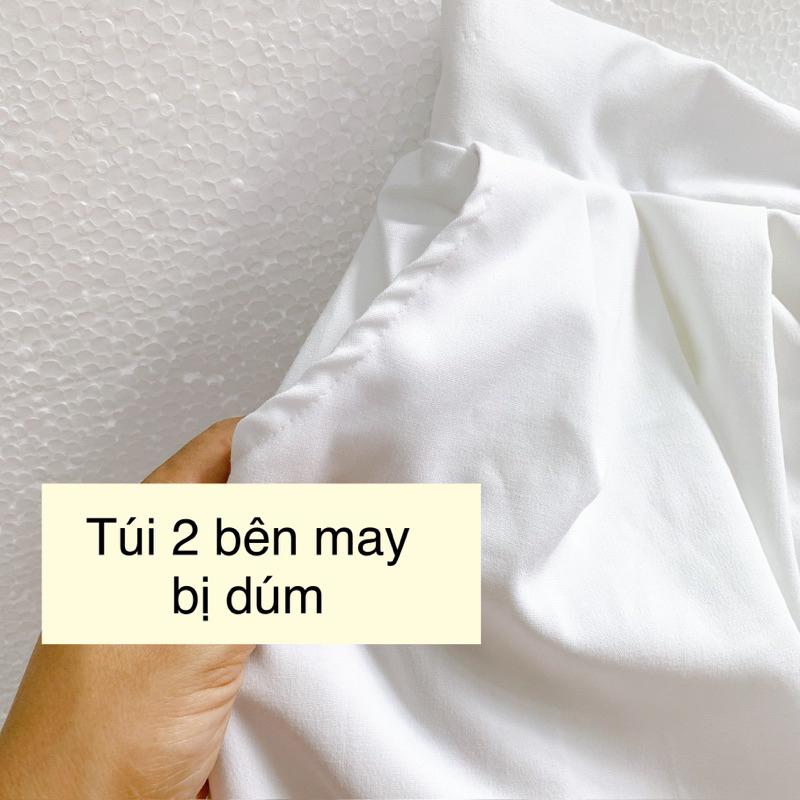 Thanh lý / 2hand/ pass đồ cá nhân chân váy dài lệch tà, chân váy trắng dài, váy trắng kiểu xếp