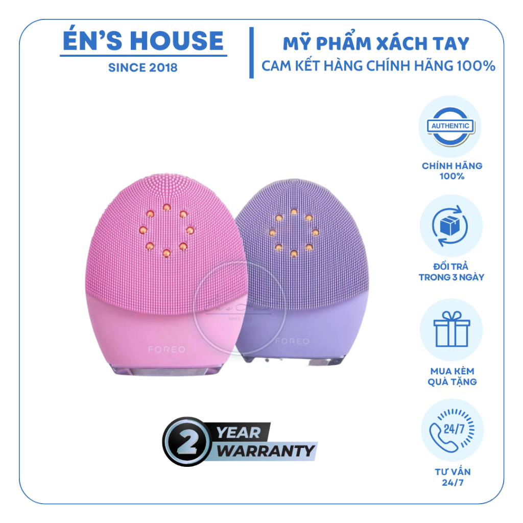Máy Rửa Mặt FOREO Luna 3 Plus | BH 2 năm, làm sạch, massage, trẻ hoá da