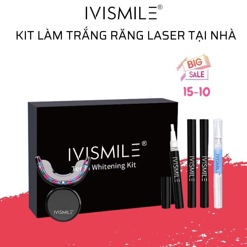 Trắng răng Ivismile, trắng răng từ 3-6 tone sau một liệu trình giúp hơi thở thơm mát tự tin. Hàng chính hãng