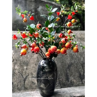 Vua của các loại Lựu - Cành Lựu giả chất liệu cao cấp giống như thật 99% - Hàng loại 1