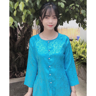 Đồ lam đi chùa # bà ba lụa siêu mát