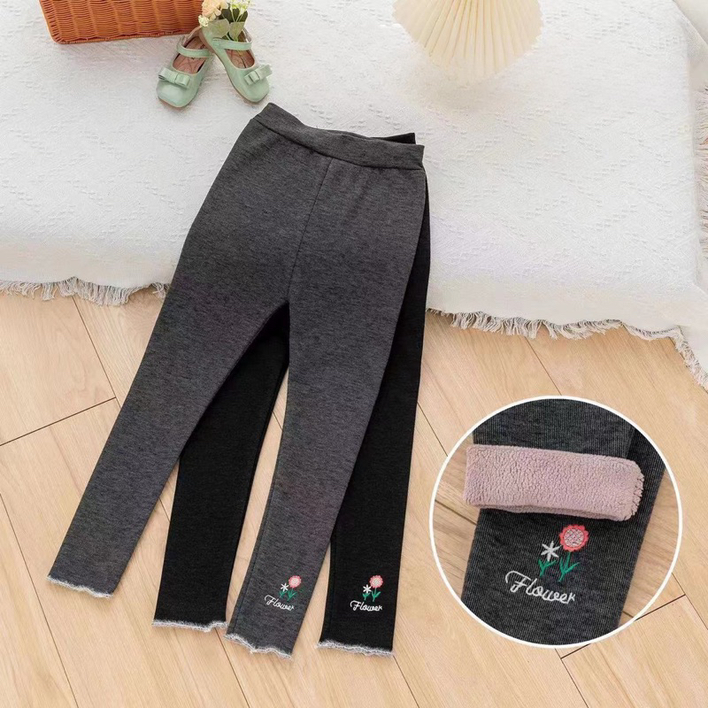 Đồ thu đông cho bé, quần legging lót lông hàng QC xịn xò cho bé 8-40kg
