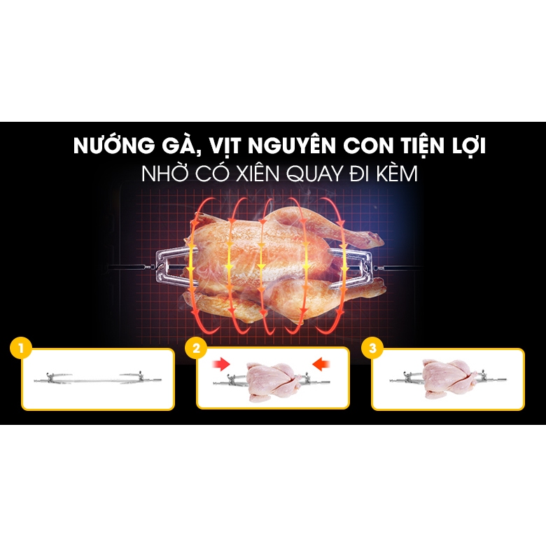 Lò nướng Sanaky LN.VH809S2D 80 lít