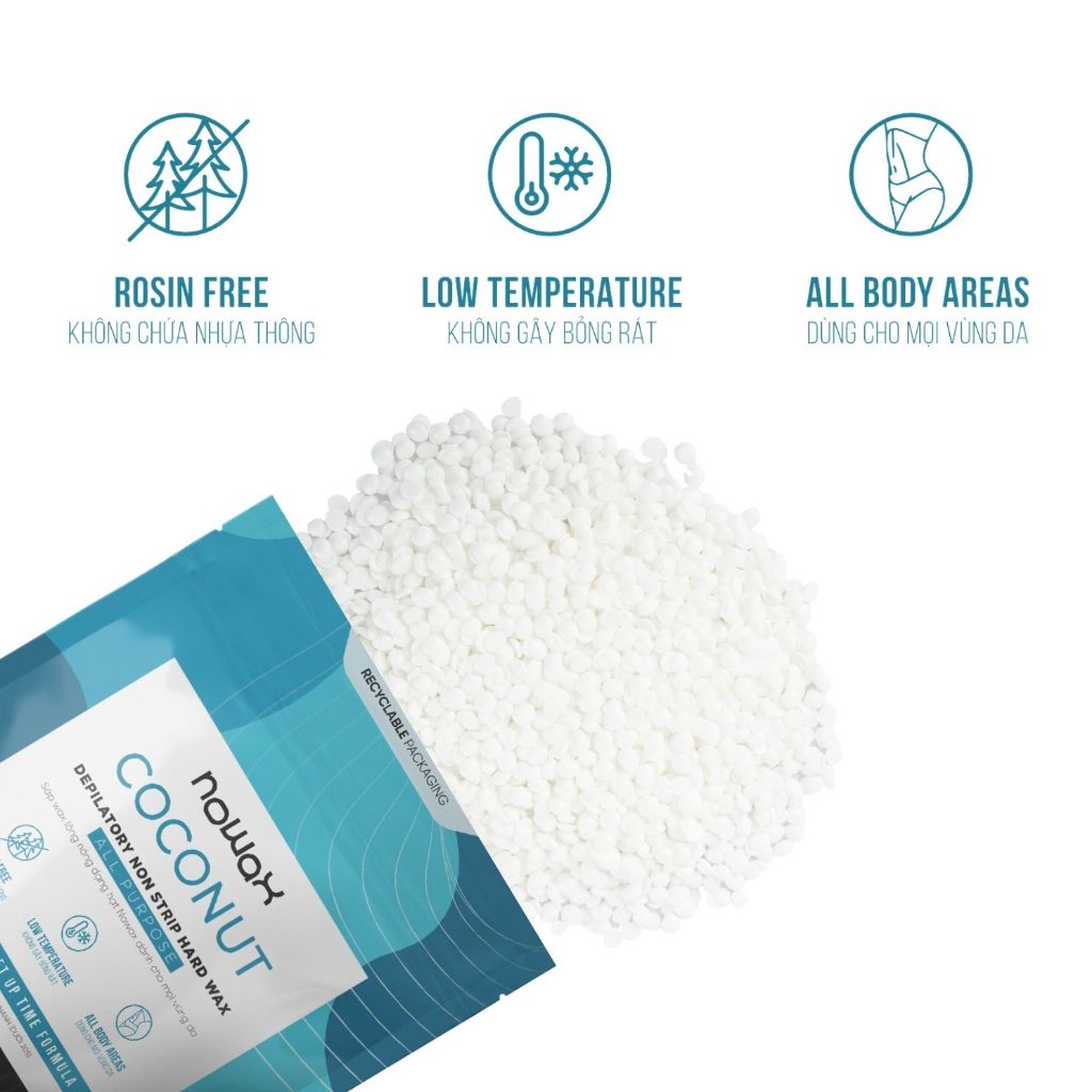 Sáp wax lông cao cấp siêu bám Sáp dừa sữa coconut & trong suốt starsoft PREMIUM nuhuwaxing