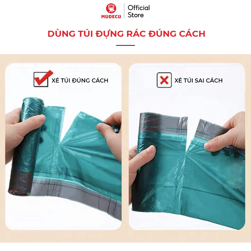 Túi Đựng Rác Tự Phân Huỷ Có Dây Rút - 45x50 cm - 15 túi/cuộn - Tiện Dụng Sạch Sẽ Thông Minh