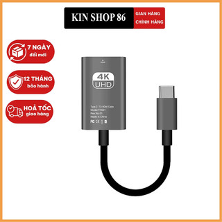 Cáp chuyển Type-c ra HDMI 4K cho Macbook, Surface, Dell XPS