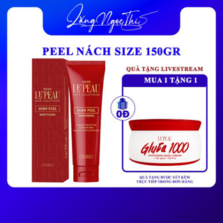Combo 2 peel body, peel nách, mờ thâm trắng da, dưỡng ẩm da 150ml