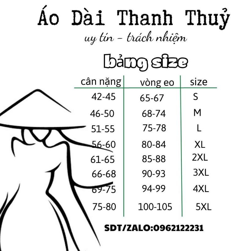 Sét áo dài lụa tây thy cao cấp đủ size S/M/L/XL/2XL/3XL