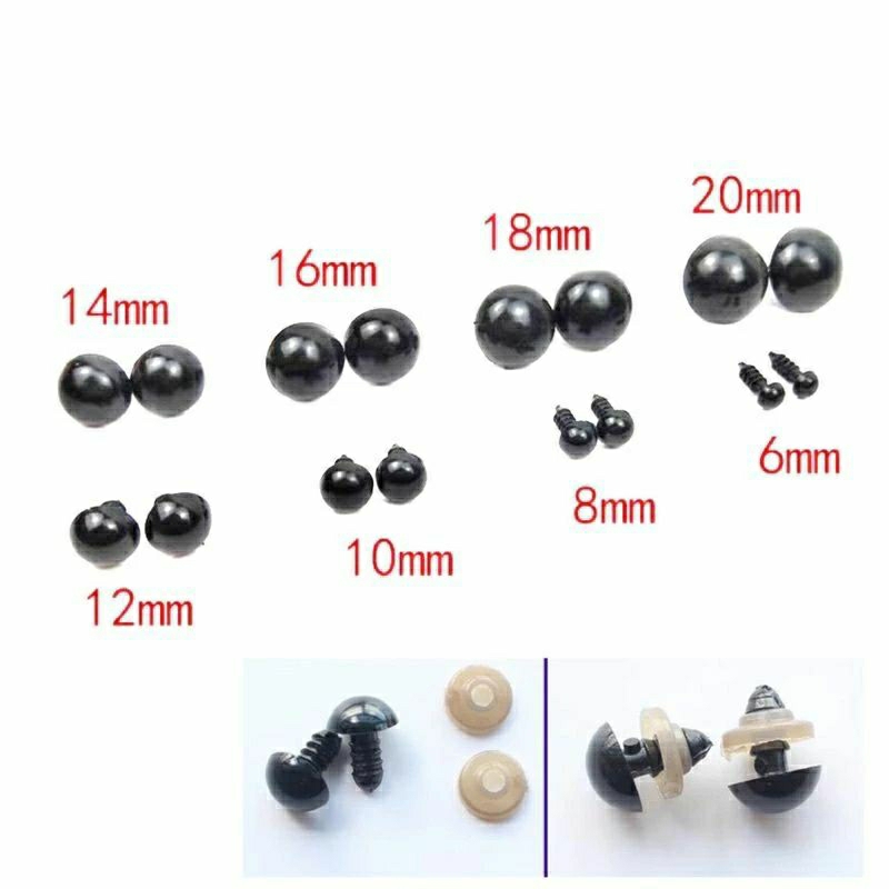 Mắt thú có chốt kèm theo. ( 5 đôi mắt)