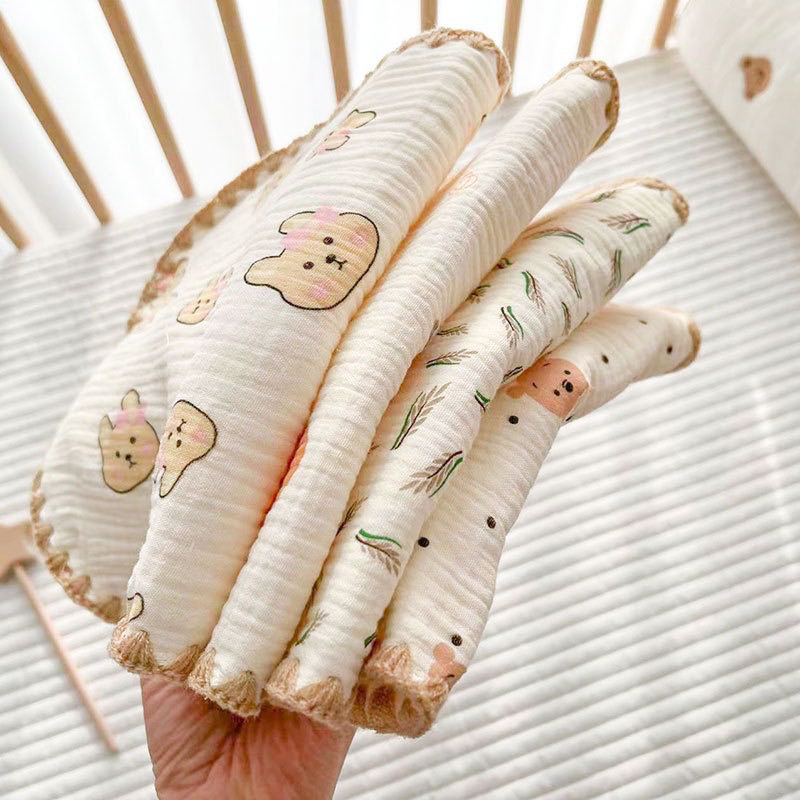 Gối Xô 10 Lớp Muslin Phong Cách Hàn Quốc Cho Bé Sơ Sinh
