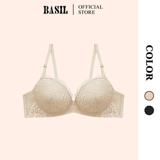 Áo Lót Nữ Ren Hoa Có Gọng, Áo Ngực Đệm Dày 4-5cm Nâng Ngực Cài Sau Thoải Mái Basil Official A207