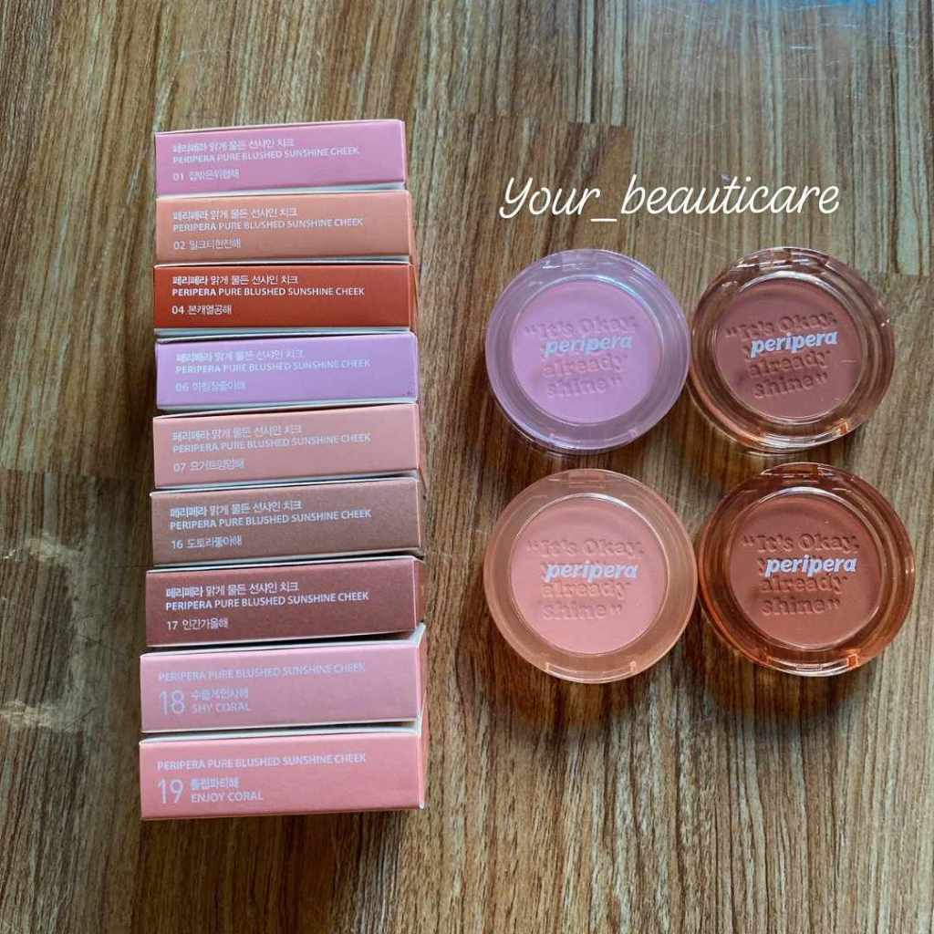 Phấn má hồng Peripera Pure Blushed Sunshine Cheek