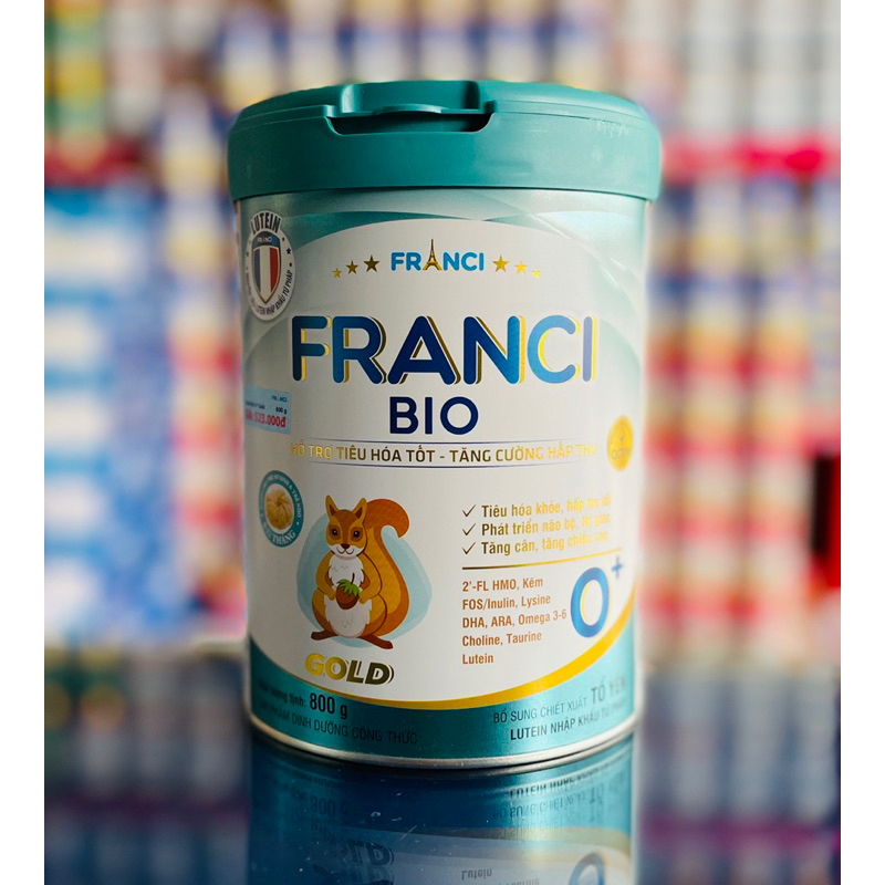 Sữa Bột Franci Bio 0+ , 1+ (800g)