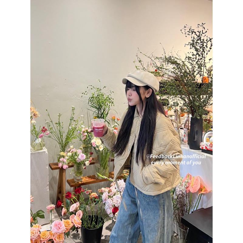 Quần jeans suông túi trước I Miss Linene 5176 🇰🇷
